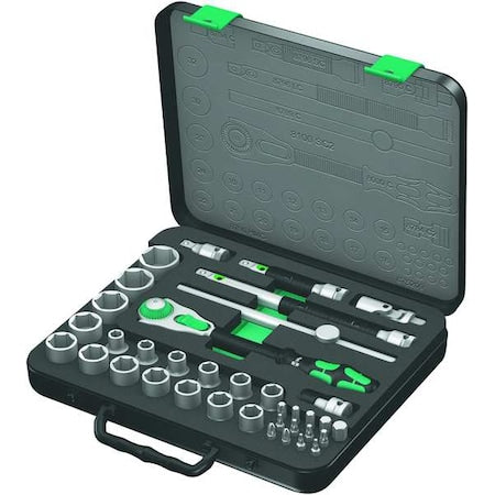 1/2" Drive Ratchet Set Torx(R), Metric 37 Pieces 10 mm to 32 mm , Chrome