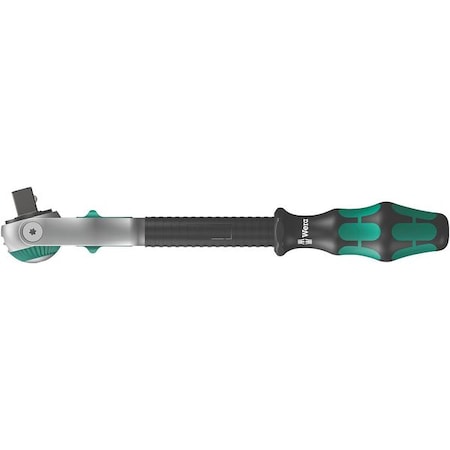 1/2" Drive 72 Geared Teeth Round Head Style Hand Ratchet, 10-1/2" L, Satin Finish