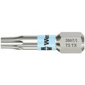 Torsion Bit, SAE, 1/4", Hex, T8, 1", SS