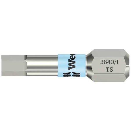 Power Bit, Metric, 1/4", Hex, 1mm, 3-1/2", SS