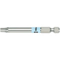 Power Bit, SAE, 1/4", Hex, T10, 3-1/2", SS
