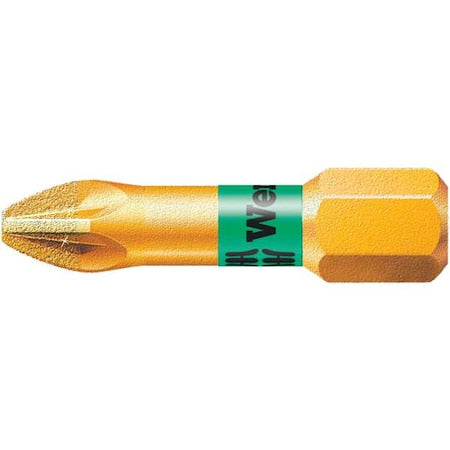Torsion Bit, SAE, 1/4", Hex, No 2,1", S2 Steel