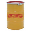 Open Head Transport Drum, Steel, 30 gal, Unlined, Yellow