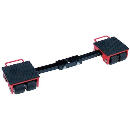 Back Steerman Skates,10,000 lb.,Swivel