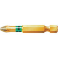 Torsion Bit, SAE, 1/4", Hex, No 1,2", S2 Steel
