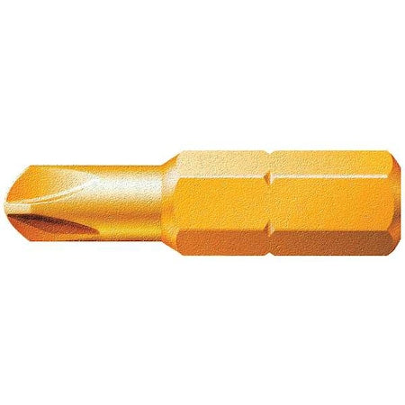 Torsion Bit, Metric, 1/4", Hex, 6mm, 1"