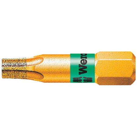 Torsion Bit, SAE, 1/4", Hex, T10, 1", S2 Steel