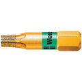 Torsion Bit, SAE, 1/4", Hex, T25, 1", S2 Steel