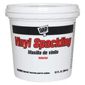 Vinyl Spackling Paste, 1 qt, Tub, White, Vinyl Spackling