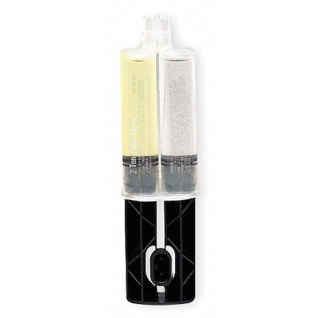 Construction Adhesive, 2 Ton Epoxy Series, Clear, 25 mL, Syringe, 1:1 Mix Ratio