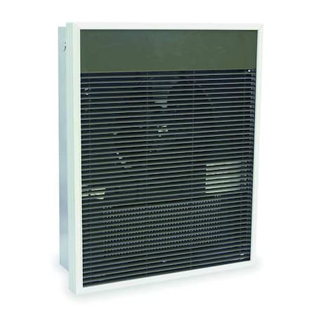 Recessed Electric Wall-Mount Heater, Recessed or Surface, 4000/3000, 2000/1500 W, 208/240V AC