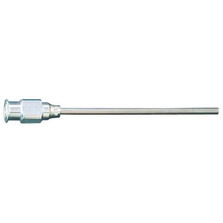 Needle, Reusable Blunt Probe Luer Lock, Stainless Steel, Silver, 12 PK