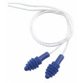 AirSoft(R) Reusable TPE Ear Plugs, Flanged Shape, 27 dB, Blue, 50 PK