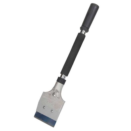 Floor Scraper, Stiff, 4", Carbon Steel