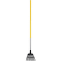8-1/4 in Steel Flex Shrub Rake, 11 Tines, 48 in L Aluminum Handle
