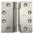 Door and Butt Hinge, Stainless Steel, Full Mortise Mounting, 1 7/8 in Leaf W x 4 1/2 in Leaf H