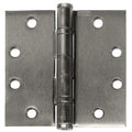 Door and Butt Hinge, Steel, Full Mortise Mounting, 1 3/4 in Leaf W x 4 in Leaf H, Satin Chrome