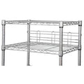 Shelf Side/Back Ledge 48", Chrome, 2PK