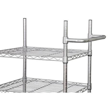 Shelf Push Handle 18", Chrome