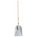 No. 10 Grain Scoop, Plastic Blade, 48 in L, Wood Handle