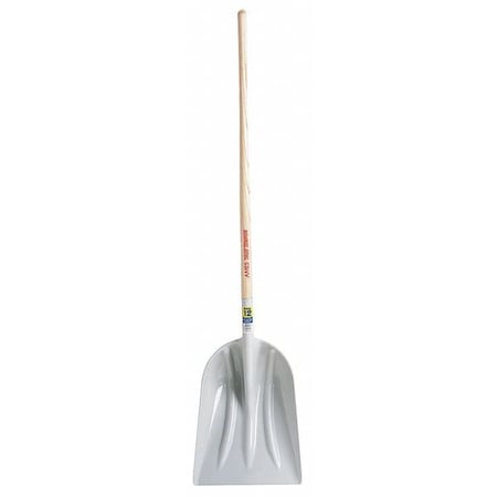 No. 10 Grain Scoop, Plastic Blade, 48 in L, Wood Handle
