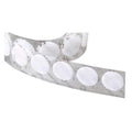 Reclosable Fastener, Disc, Acrylic Adhesive, 1-3/8 in, White, 600 PK