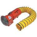 Confined Space Fan, Orange, 13 5/8" W