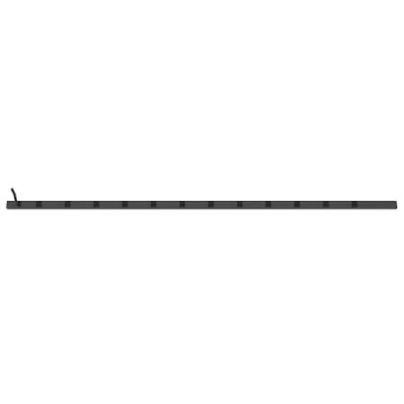 Outlet Strip, 12 5-15R, 5-15P, 6 ft, Gray