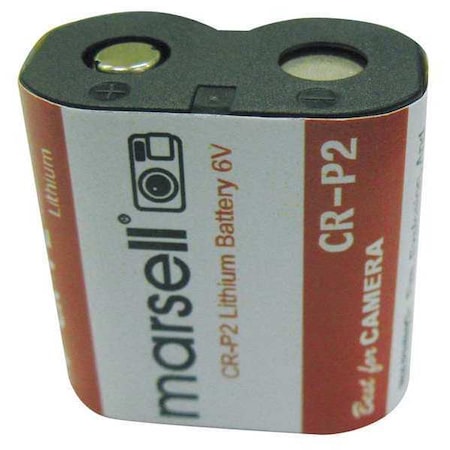 Battery, 223, Lithium, 6V, Width: 1.34 in