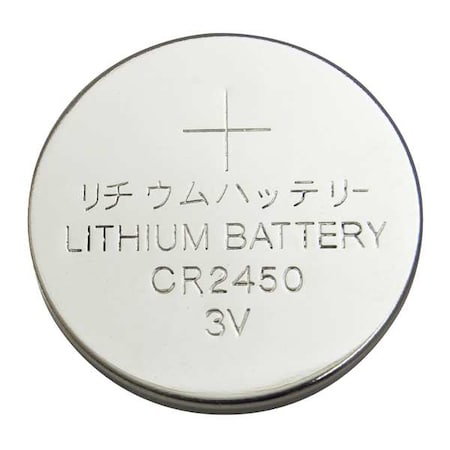 Coin Cell Battery, 2450, Lithium, 3V