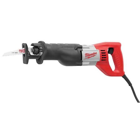 Reciprocating Saw Kit, 12 A, 120 V AC, 0-3000 spm, 1-1/8 in Stroke, Includes Case