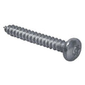 Sheet Metal Screw, #12 x 1-1/4 in, Zinc Plated Steel Pan Head Torx Drive, 25 PK