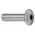 #10-24 x 1-1/2 in Torx Button Machine Screw, Zinc Plated Steel, 50 PK
