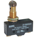Snap Action Switch, Panel Mount, Plunger, Roller Actuator, SPDT, 15 A at 480 V AC Contact Rating