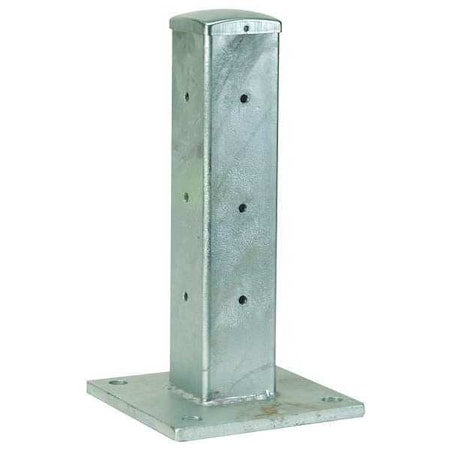 Guard Rail Post, Single High Corner, L 4In