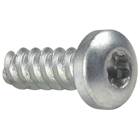 Thread Forming Screw, #4 x 3/8 in, Plain 18-8 Stainless Steel Pan Head Torx Drive, 50 PK