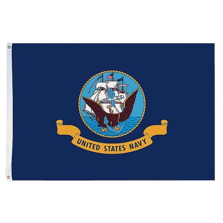 US Navy Flag, 4x6 Ft, Nylon