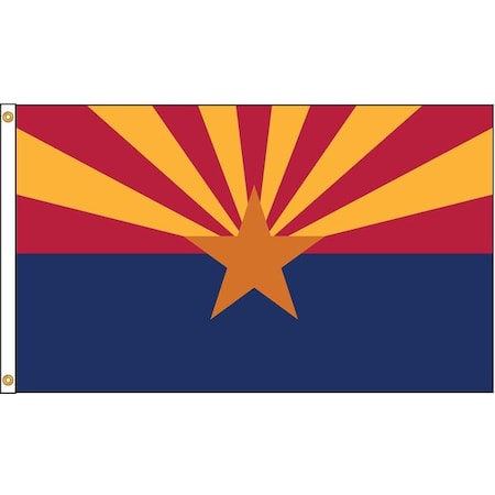 Arizona Flag, 5x8 Ft, Nylon