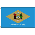 Delaware Flag,5x8 Ft,Nylon