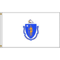 Massachusetts Flag,4x6 Ft,Nylon
