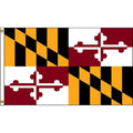 Maryland Flag, 4x6 Ft, Nylon