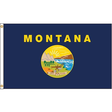 Montana Flag, 4x6 Ft, Nylon