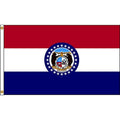 Missouri Flag, 5x8 Ft, Nylon