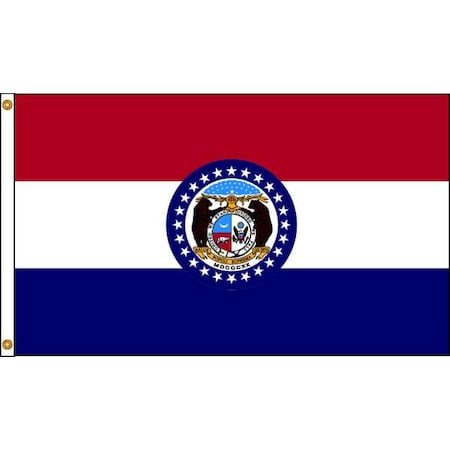 Missouri Flag, 5x8 Ft, Nylon