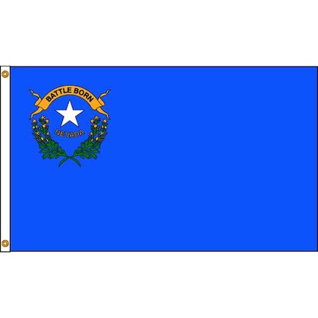 Nevada Flag, 4x6 Ft, Nylon