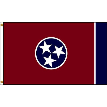 Tennessee Flag, 4x6 Ft, Nylon
