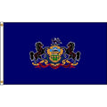 Pennsylvania Flag, 4x6 Ft, Nylon
