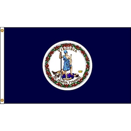 Virginia Flag, 4x6 Ft, Nylon