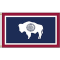 Wyoming Flag, 5x8 Ft, Nylon