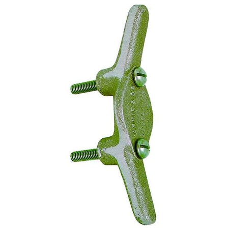 Rope Cleat, A-9, Aluminum, Silver